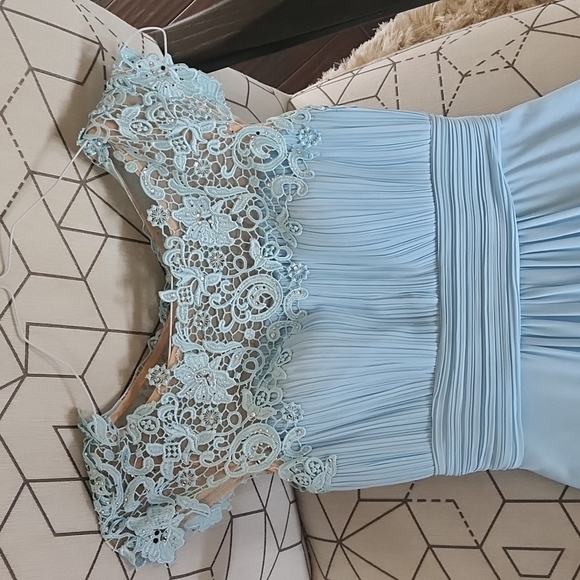 Long blue dress - Picture 4 of 5